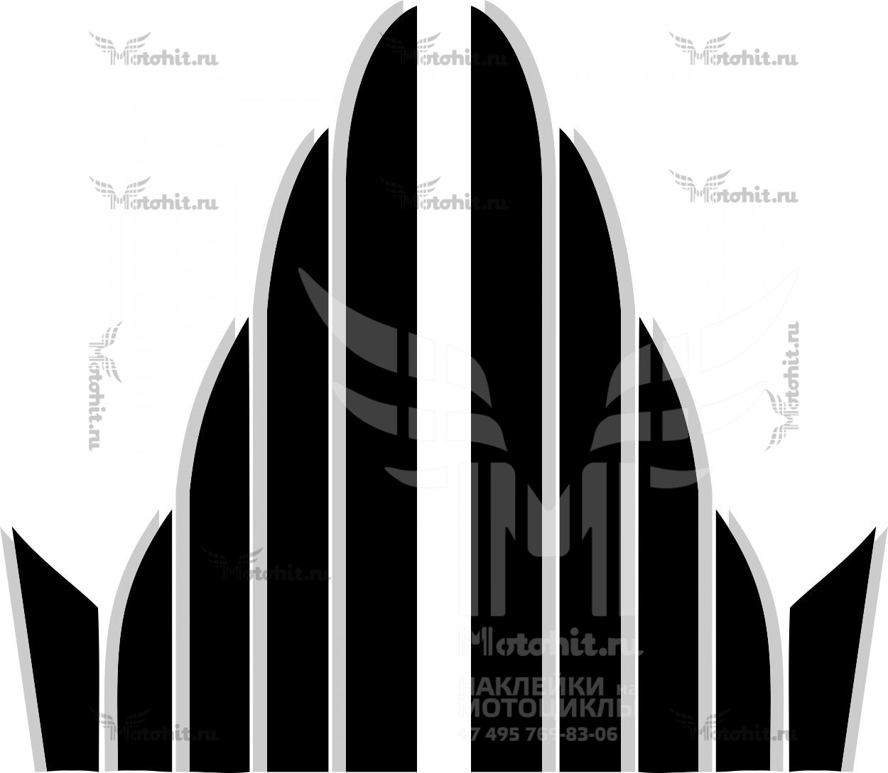 Decals for Honda Huge Wings