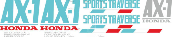 Decals for Honda AX-1-250 1987-1994 MINT