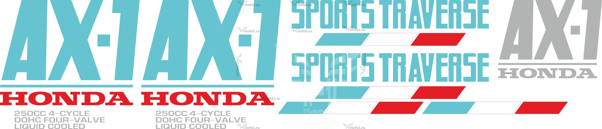 Decals for Honda AX-1-250 1987-1994 MINT