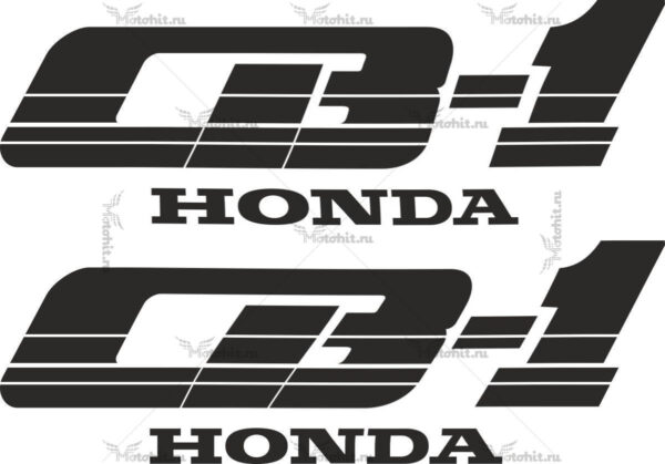 Decals for Honda CB-1 1989-1991 BLACK