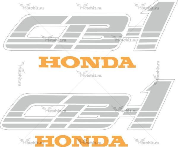 Decals for Honda CB-1 1989-1991 SILVER