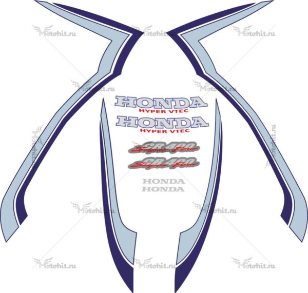 Decals for Honda CB-400 1999-2001 VTEC-1