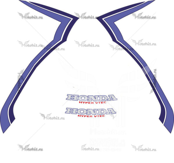 Decals for Honda CB-400 1999-2001 VTEC-1 DARK part