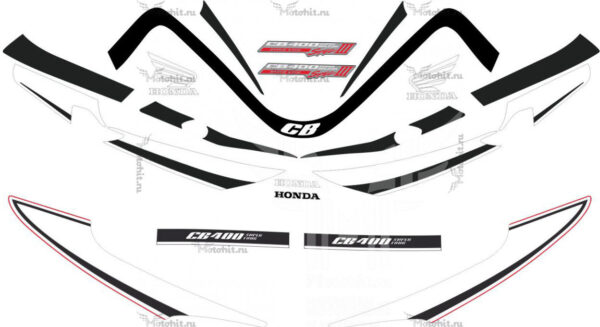 Decals for Honda CB-400 Bold (Spec 3) 2005-2007