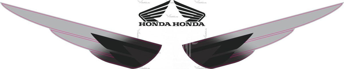 Decals for Honda CB-400 WINGS + WINGS 2002