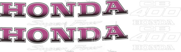 Decals for Honda CB-400 1997-2002