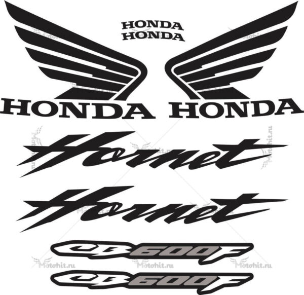 Decals for Honda CB-600-F HORNET 2007
