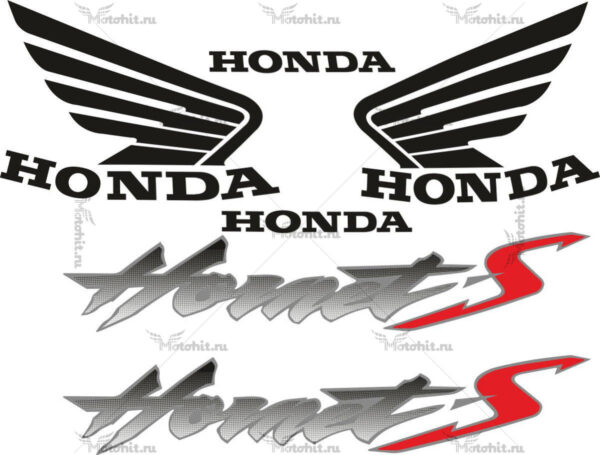 Decals for Honda CB-600-S HORNET 2000-2003 BLACK
