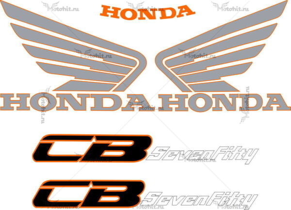 Decals for Honda CB-750 1982-2002 F2
