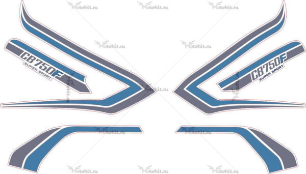 Decals for Honda CB-750-F 1980+ LIGHT
