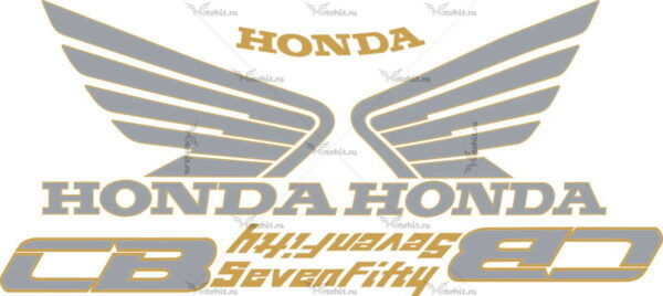 Decals for Honda CB-SEVEN-FIFTY 2000