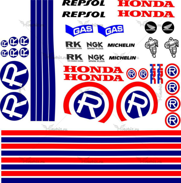 Decals for Honda CB-900 REPSOL-RETRO