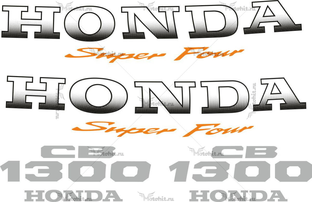 Decals for Honda CB-1300-SUPER-FOUR 1997-2002