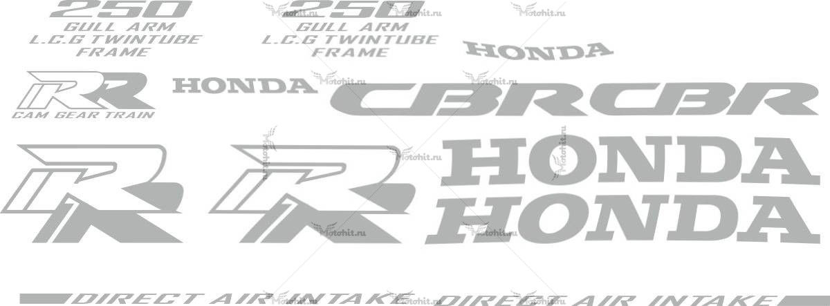 Decals for Honda CBR-250 RR 1990-1999
