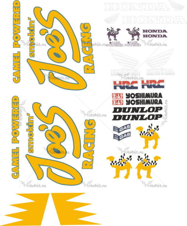 Decals for Honda CBR-400 JOESKIT
