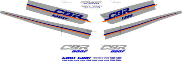 Decals for Honda CBR-600-F 1987-1990