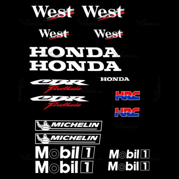 Decals for Honda CBR-600-F 1993