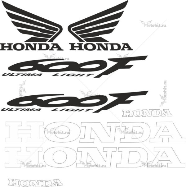 Decals for Honda CBR-600-F 1999-2000