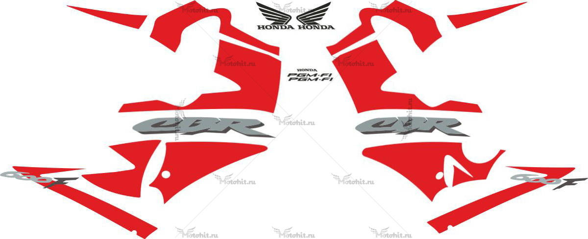 Decals for Honda CBR-600-F4i 2003
