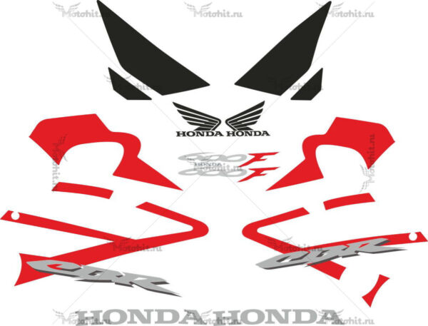 Decals for Honda CBR-600-F4i 2005-2007