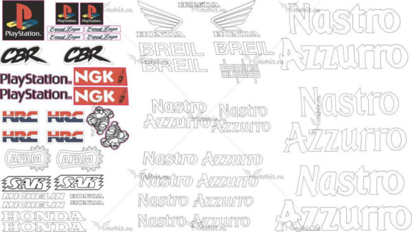 Decals for Honda CBR-600-F NASTRO