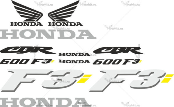 Decals for Honda CBR-600-F3 1995-1998
