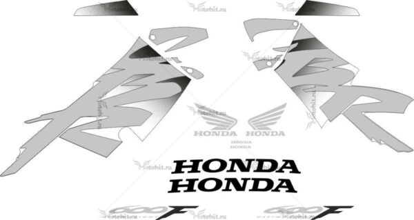 Decals for Honda CBR-600-F4 1999-2000 FOR-YELLOW