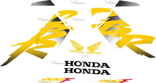 Decals for Honda CBR-600-F4 1999-2000 FOR-BLACK