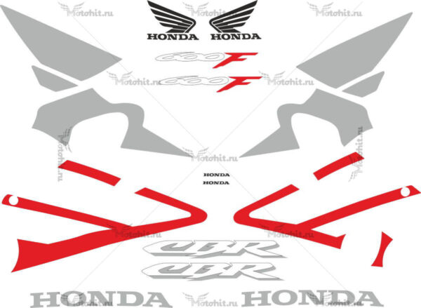Decals for Honda CBR-600-F4I 2001-2006