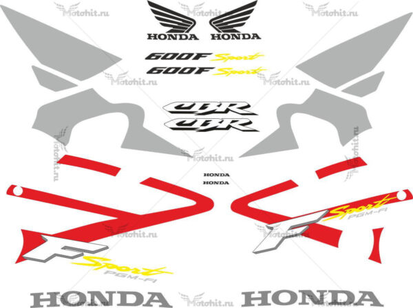 Decals for Honda CBR-600-F4I 2001-2006 SPORT