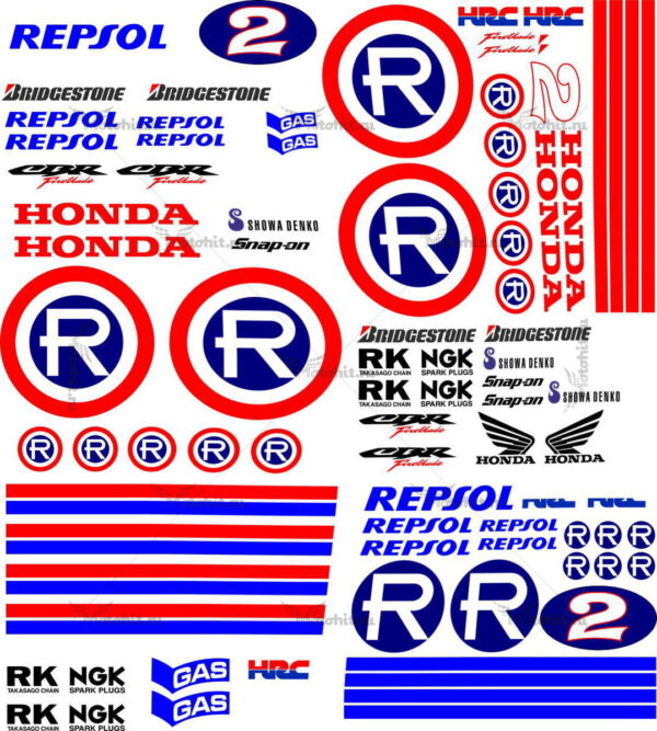 Decals for Honda CBR-600-RR 1998