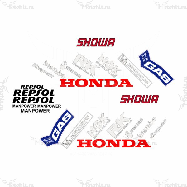 Decals for Honda CBR-600-RR 2003-2004 ROSSI-2 part