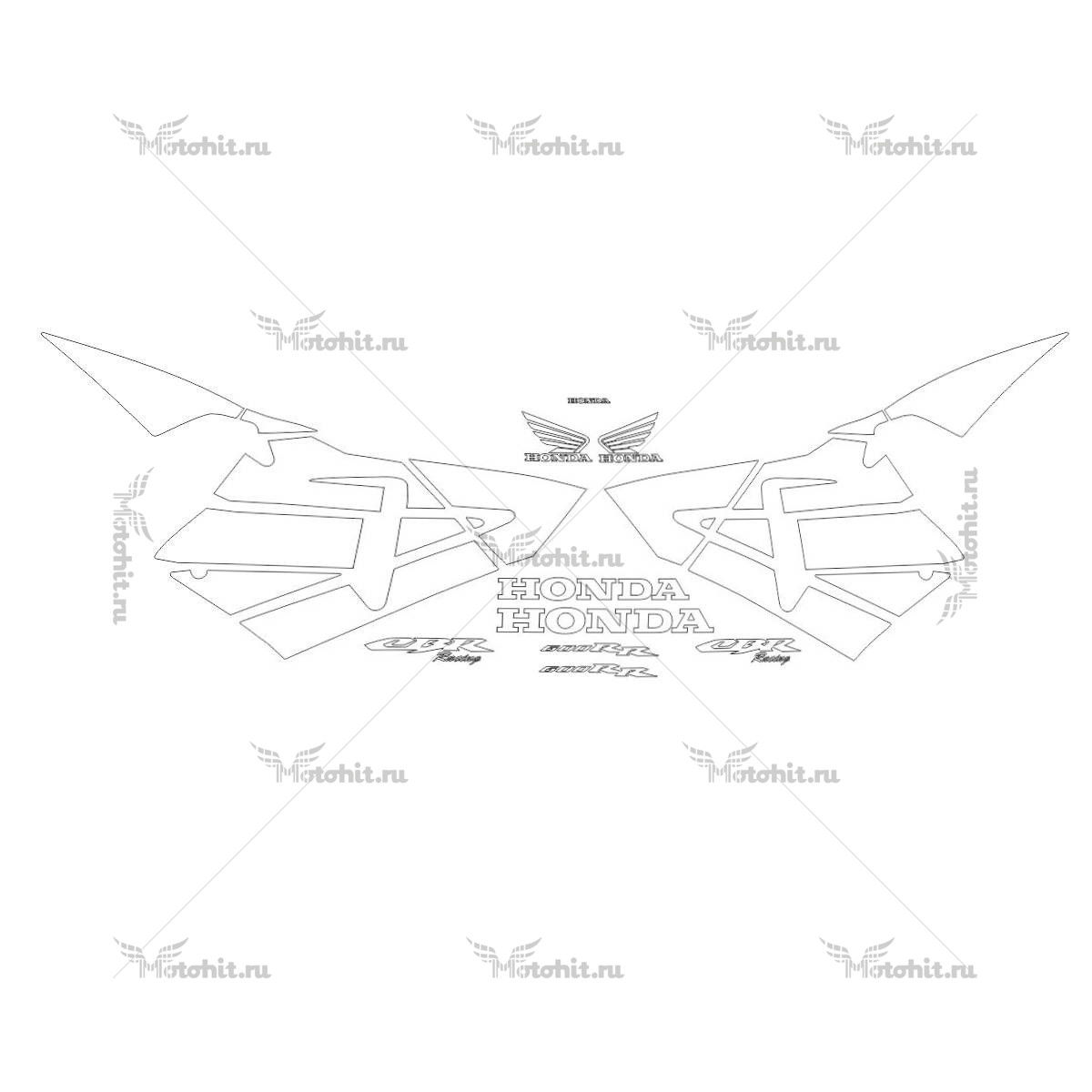Decals for Honda CBR-600-RR 2005-2006