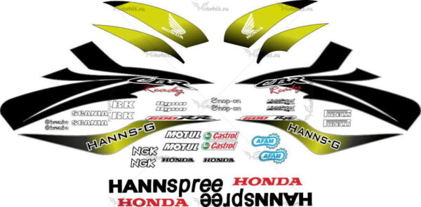Decals for Honda CBR-600-RR 2006 HANNSPREE