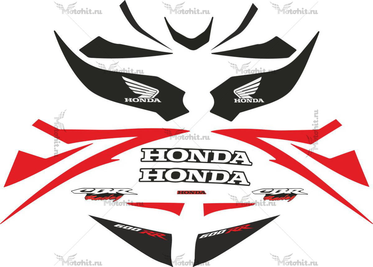 Decals for Honda CBR-600-RR 2007 2
