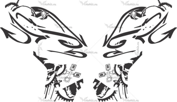Decals for Honda CBR-600-RR 2007-2012 GRAFFITI