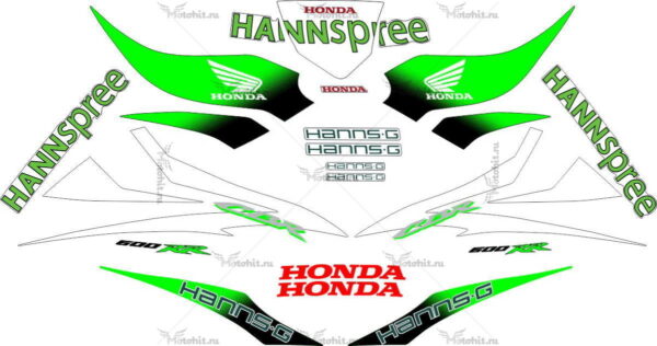 Decals for Honda CBR-600-RR 2007-2012 HANSPREE