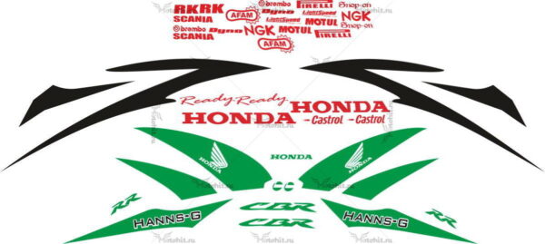 Decals for Honda CBR-600-RR HANNSPREE-SVILUPPATO