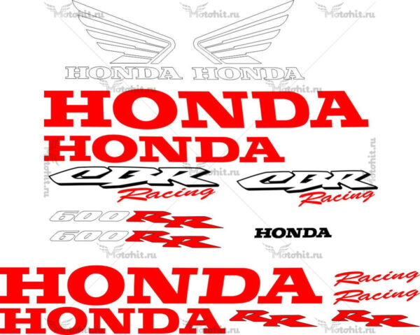 Decals for Honda CBR-600-RR RACING