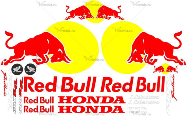 Decals for Honda CBR-600-RR REDBULL