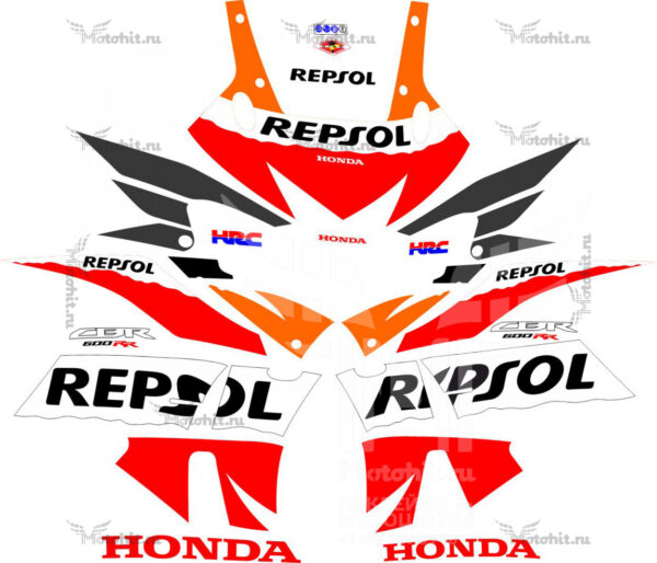 Decals for Honda CBR 600RR 2013