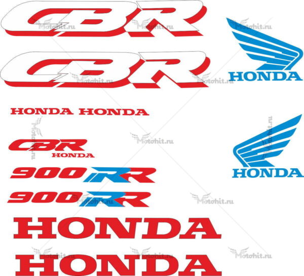 Decals for Honda CBR-900-RR 1993