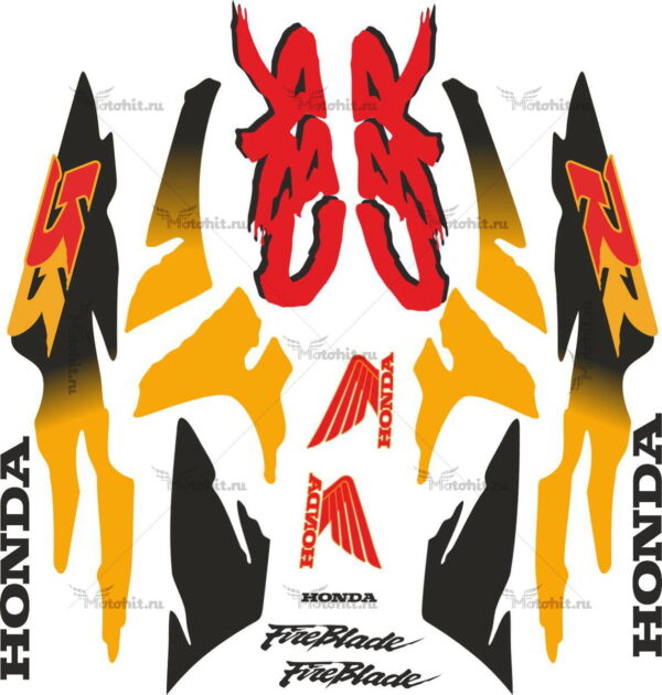 Decals for Honda CBR-900-RR 1993-1994 FULL