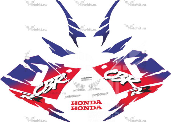 Decals for Honda CBR-900-RR 1994-1995 RED BLUE