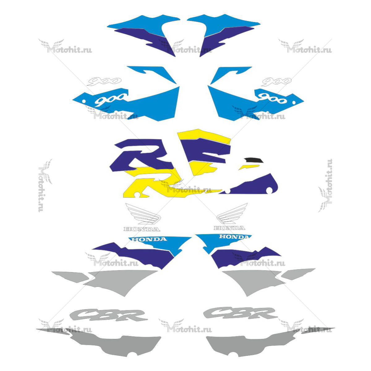 Decals for Honda CBR-900-RR 1995