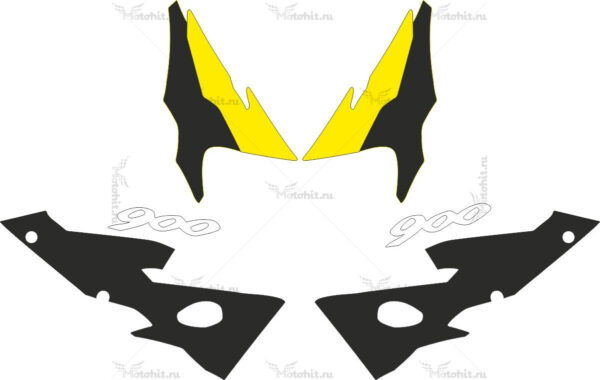 Decals for Honda CBR-900-RR 1996-1997 face