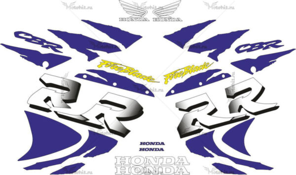 Decals for Honda CBR-900-RR 1998-1999 FOR-RED