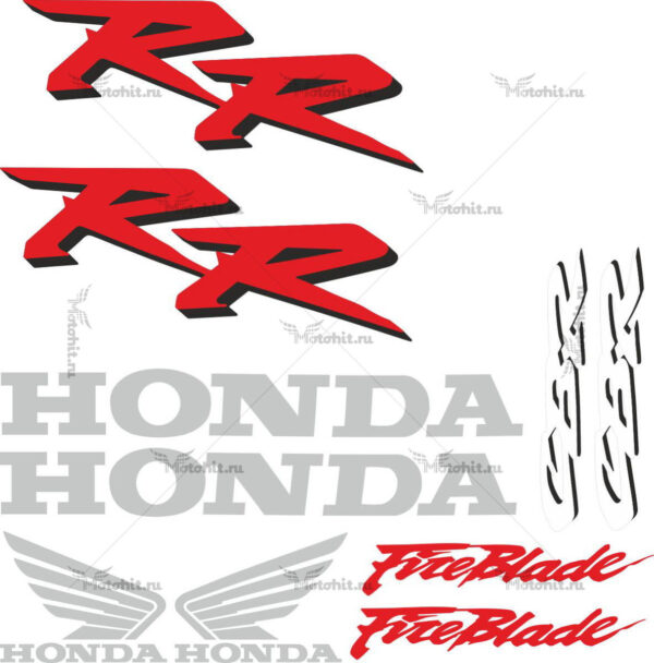 Decals for Honda CBR-900-RR 2002-2003