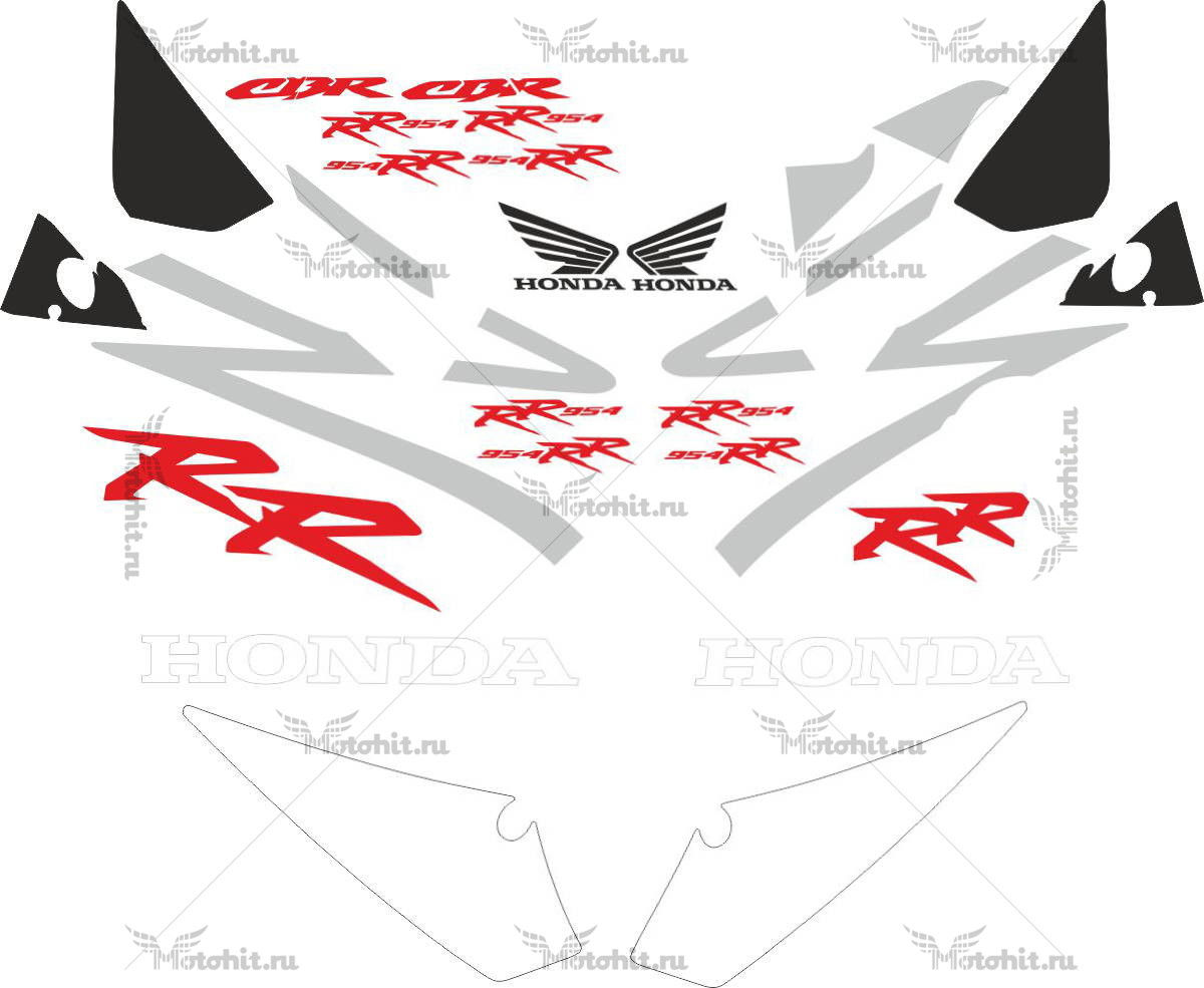 Decals for Honda CBR-954-RR 2002