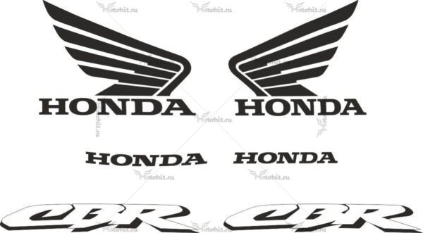 Decals for Honda CBR-954-RR 2002 TXT